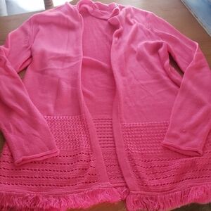 Lilly Pulitzer Noble Fringe Cardigan